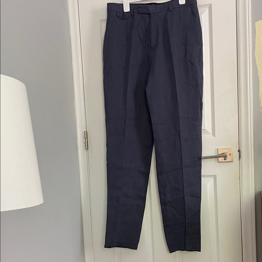 Billy Reid Dark Navy Dress Trousers